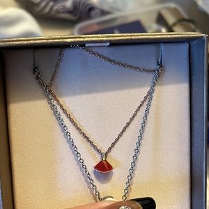 Red bvlgari new bracelet